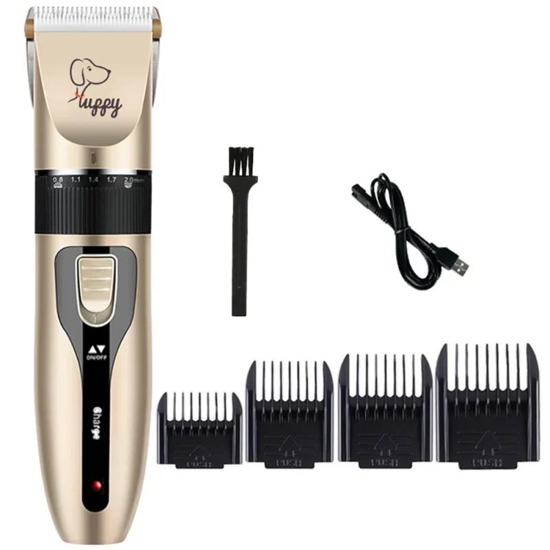 Dog Clipper Pet/Cat/Rabbit Hair Clippers Grooming  Haircut Professional Trimmer Shaver Set Pets Cordless Rechargeable Promotions - Imagem 8